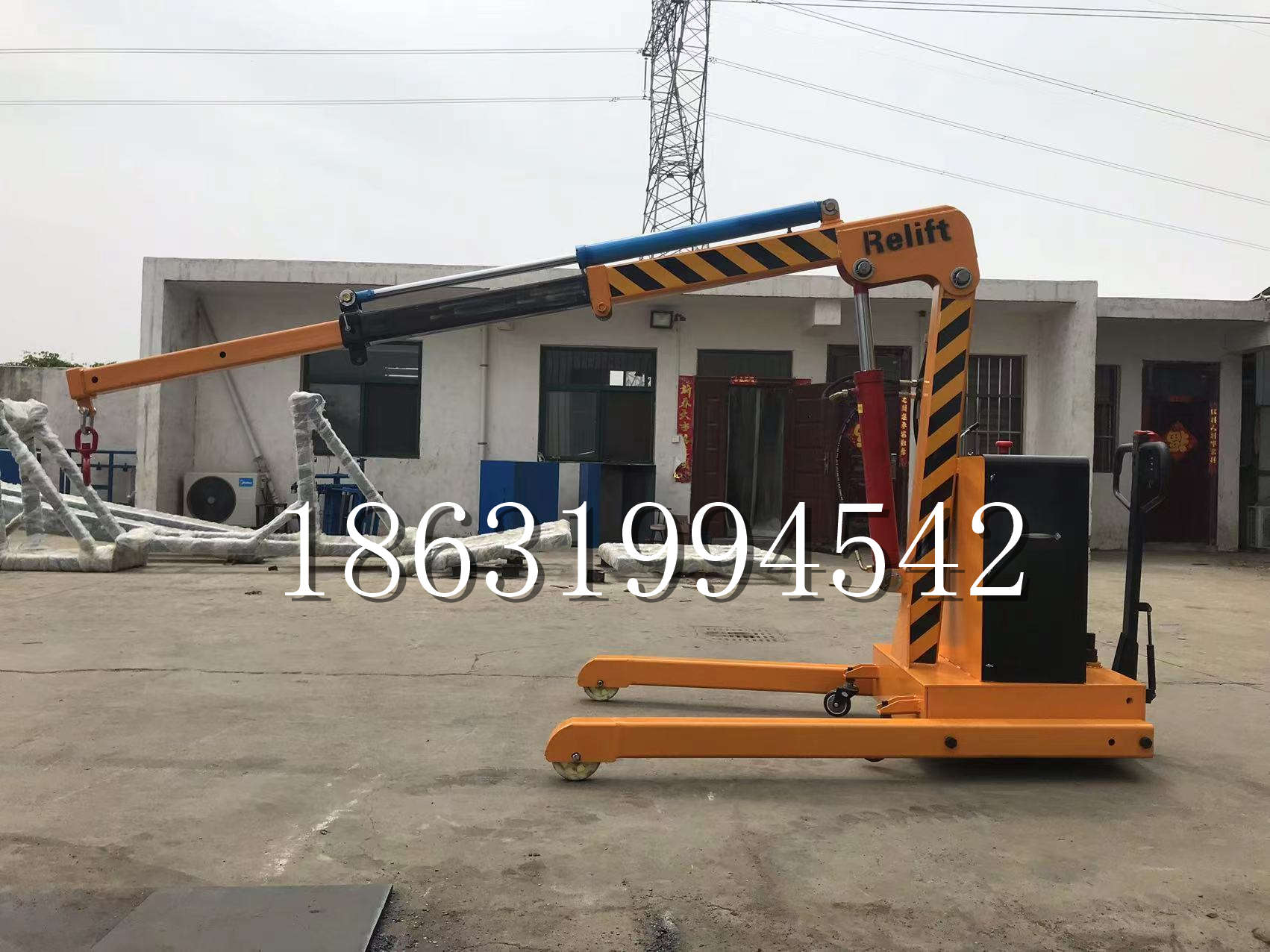 林边乡久征定做3吨三轮随车吊 农用园林绿化移树吊 平板工程用小吊机